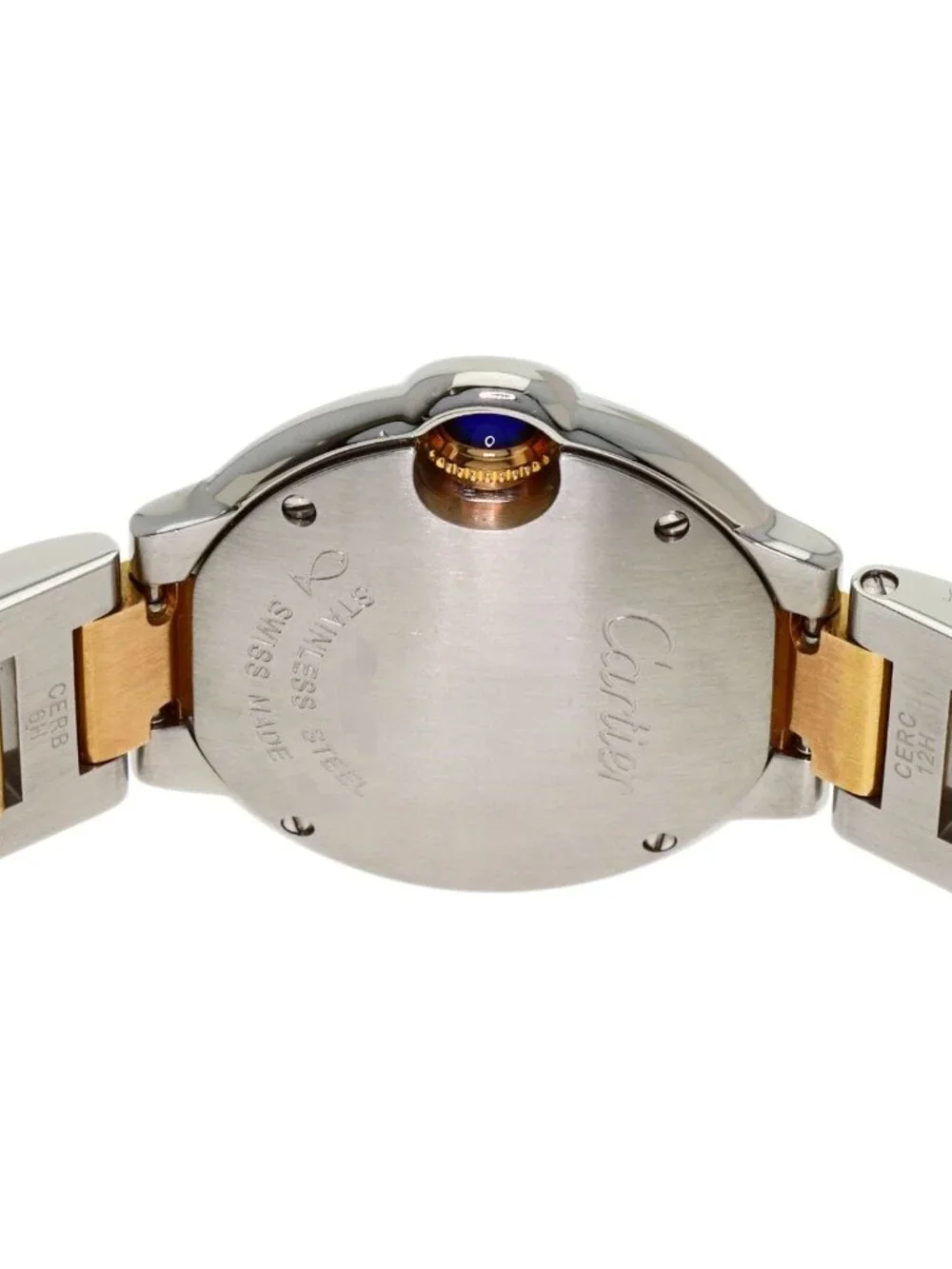 Cartier Ballon Bleu SM 28 Watch SS Pink Gold